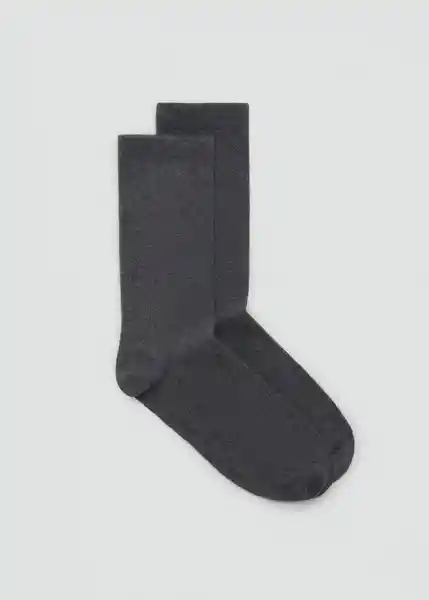 Calcetines Maria Gris Oscuro Vigore Talla 99 Mujer Mango