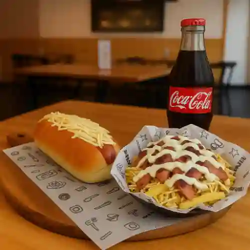 Salchipapa 4 Carnes +perro Sencill +gase