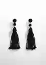 Pendientes Astrid Negro Talla 99 Mujer Mango