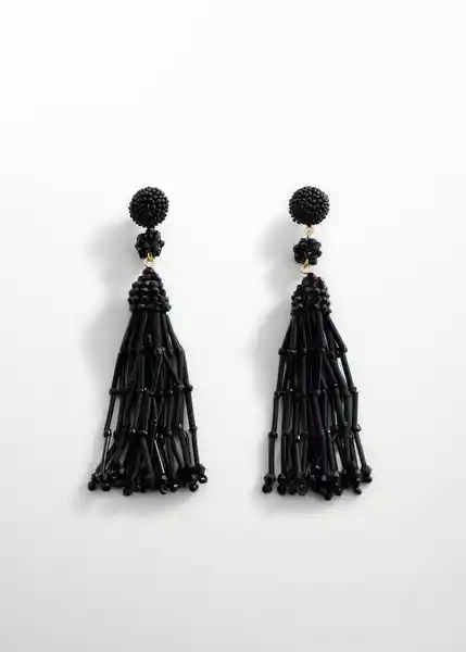 Pendientes Astrid Negro Talla 99 Mujer Mango