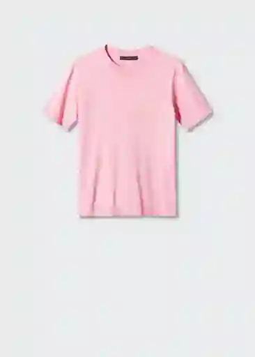 Jersey Basic Rosa Pastel Talla XS Mujer Mango