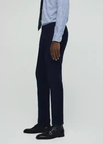 Pantalón Siena Navy 38 Hombre Mango