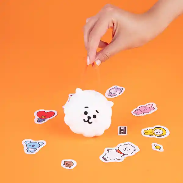 Estuche Para Audífonos Rojo Serie Bt21 Miniso