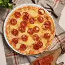 Pizza Pepperoni y Queso Mozzarella