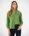 Camisa Verde Pesto Medio Talla XL 619F053 Esprit