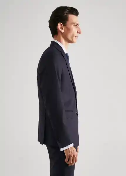 Blazer Americana Breda Navy Talla 48 Hombre Mango