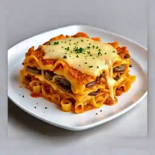 Lasagna Champiñón Jamón