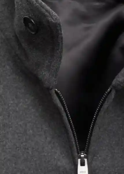 Chaqueta Sergy Gris Talla M Hombre Mango