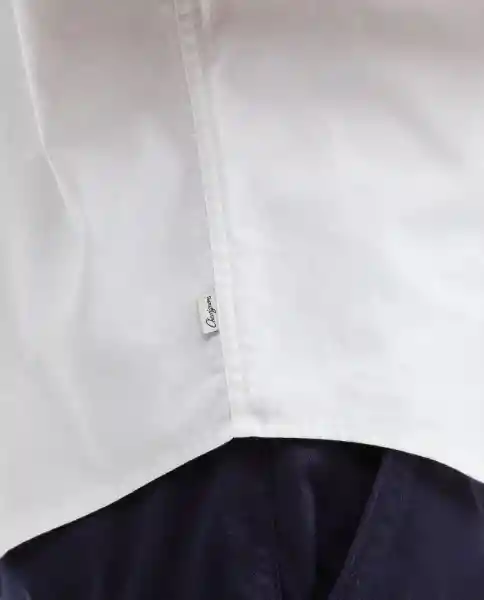 Camisa 3 Stitches Knob Crudo Cannoli Claro Talla M Chevignon