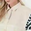 Chaleco Cuello Neru Manga Sisa Café Talla S 702355