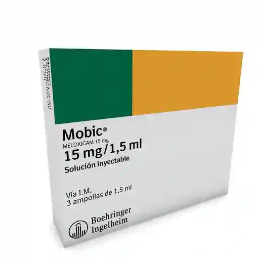 Mobic Antiinflamatorio Solución Inyectable 