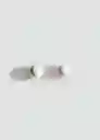 Pendiente Lidia Blanco Talla 99 Mujer Mango