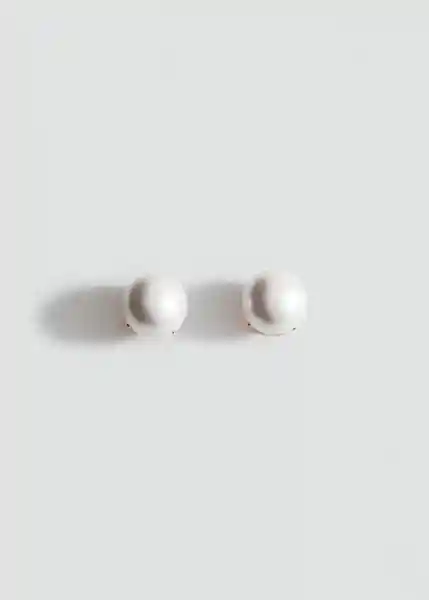 Pendiente Lidia Blanco Talla 99 Mujer Mango