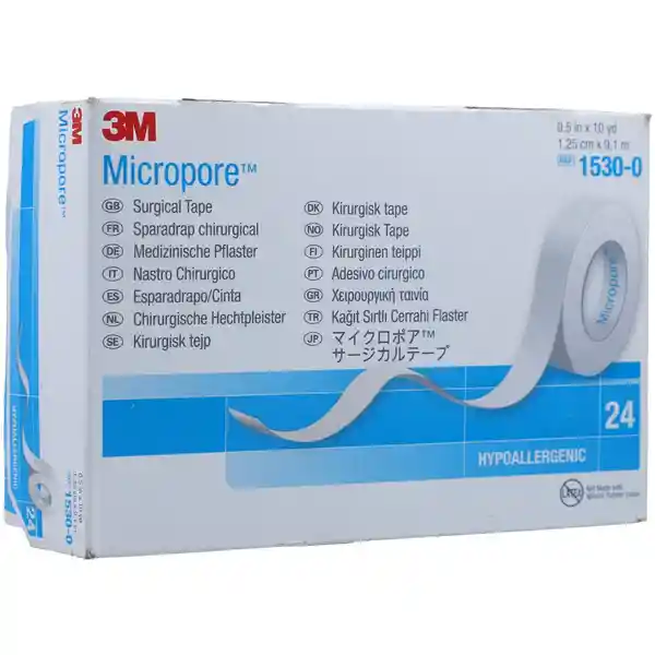 3M Micropore Blanco Ref 1530-0