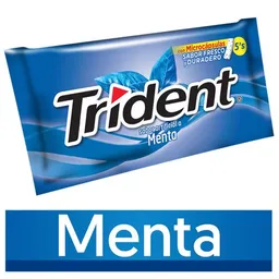 Trident Chicle Sabor a Menta