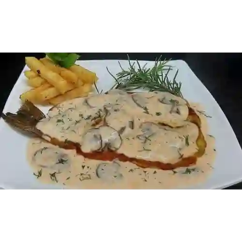 Trucha en Salsa de Champiñones