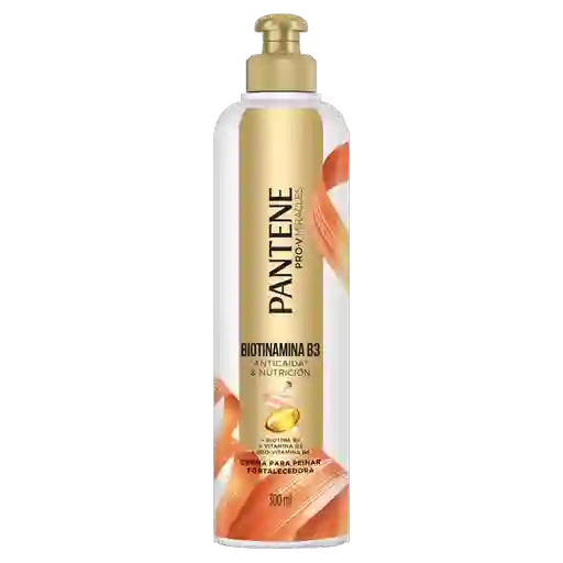 Pantene Crema Para Peinar Anticaída Biotinamina + B3 300 mL