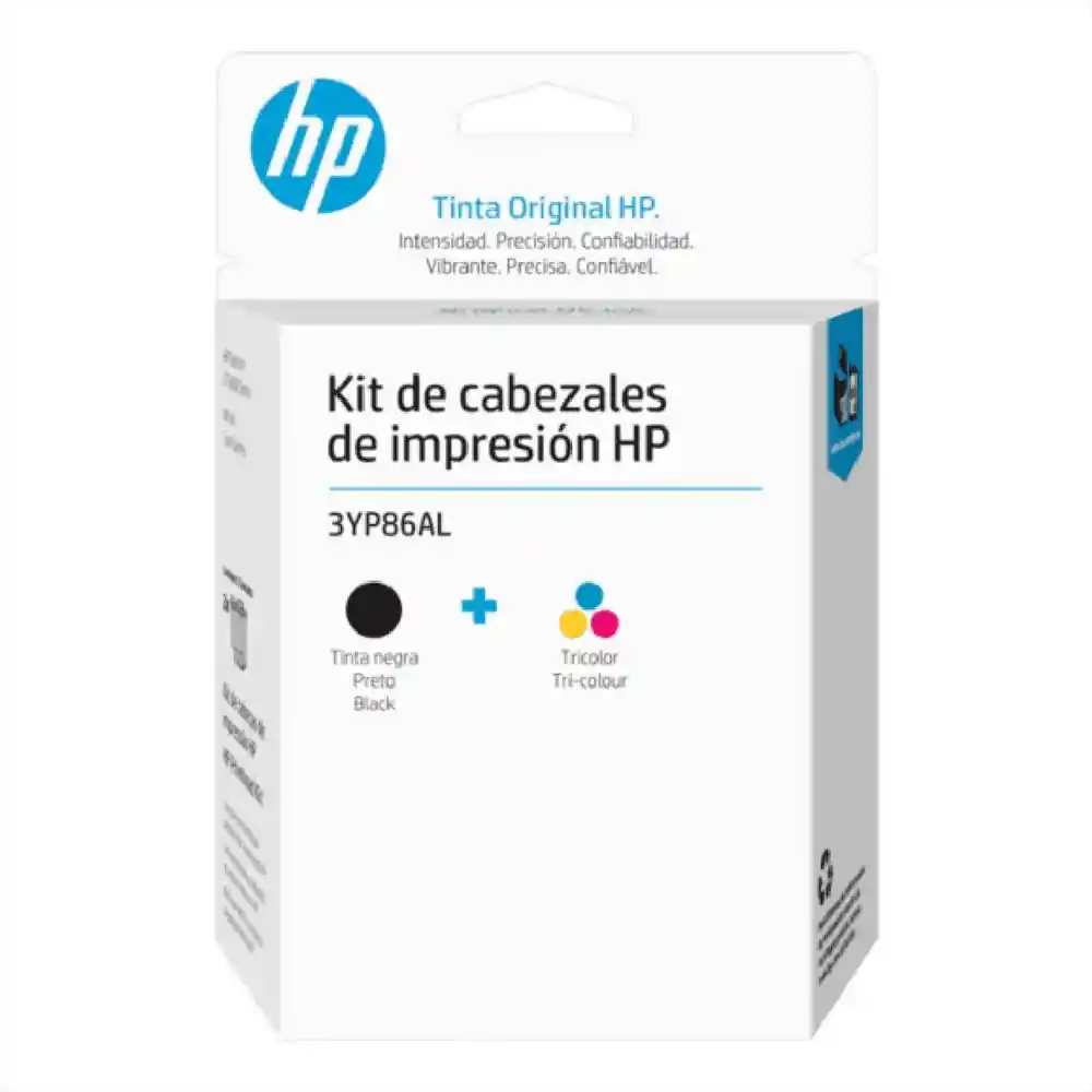 Kit De Cabezal Hp Gt 3yp86al Negro+color