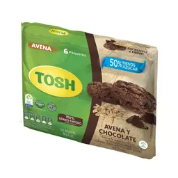 Tosh Galletas de Avena con Trozos de Chocolate y Cocoa