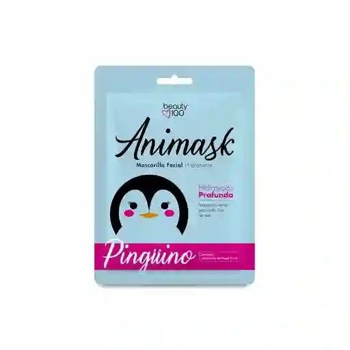 Animask Mascarilla Facial Hidratante Pingüino