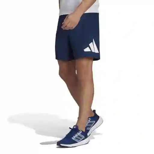 Adidas Short Tr-es Logo Hombre Azul Talla XL7 IB8124