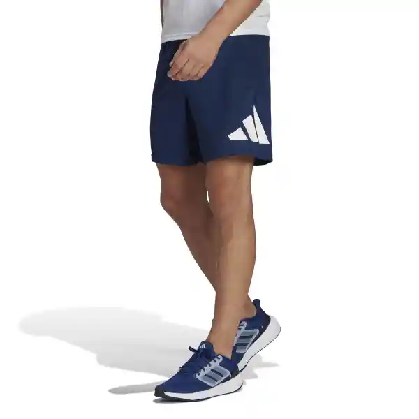 Adidas Short Tr-es Logo Hombre Azul Talla XL7 IB8124