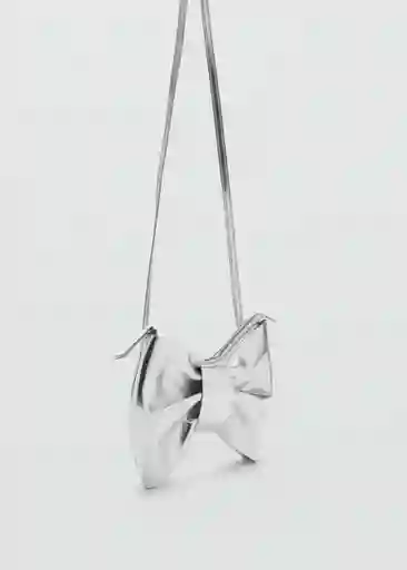 Bolso Bowi Plata Niñas Mango
