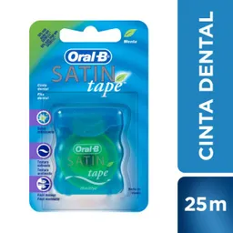 Oral-B Satin Tape Menta Seda Dental 25 m