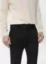 Pantalón Prato Negro Talla 38 Hombre Mango