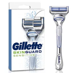 GILLETTE Skinguard Cuchilla de Afeitar Máquina de Afeitar Hombre con Piel Sensible Menos Irritación 1 Ud