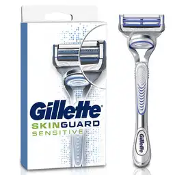 GILLETTE Skinguard Cuchilla de Afeitar Máquina de Afeitar Hombre con Piel Sensible Menos Irritación 1 Ud