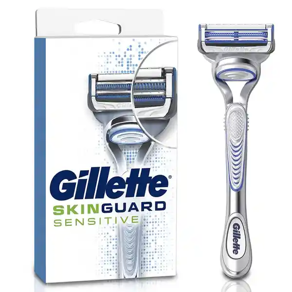 GILLETTE Skinguard Cuchilla de Afeitar Máquina de Afeitar Hombre con Piel Sensible Menos Irritación 1 Ud