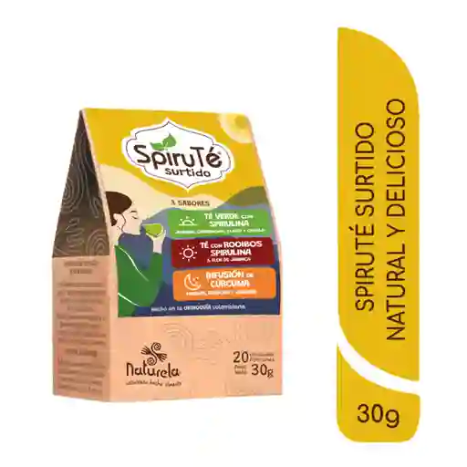 Naturela Infusión Spirute Surtida 3 Sabores 30 g