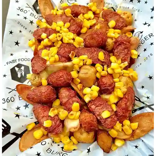 Salchipapa Chiri Maiz