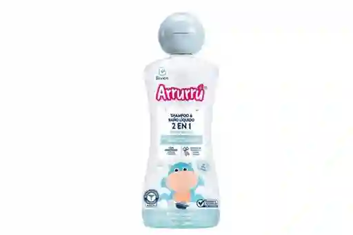 Arruru Shampoo y Baño Liquido 2 en 1 Recien Nacido