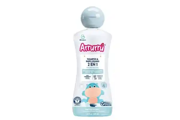 Arruru Shampoo y Baño Liquido 2 en 1 Recien Nacido