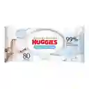 Toallitas Húmedas Huggies Puro y Natural Desechables 80 Und