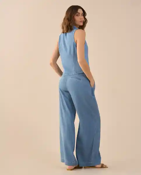 Camisa Azul Cielo Claro Talla M 411G031 Esprit