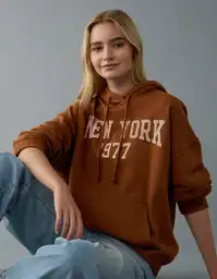 Buzo Mujer Café Talla X-Small 2702200 American Eagle