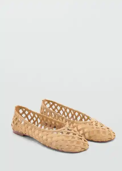 Zapatos Ros Camel Talla 40 Mujer Mango