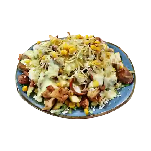 Salchipapa combinada x2