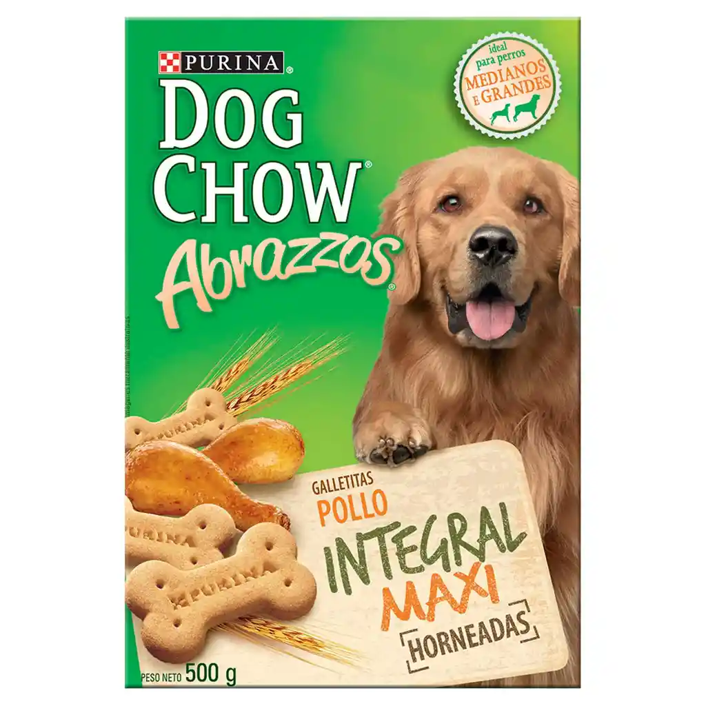 Dog Chow Galletas Abrazzos Integral Maxi Pollo