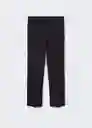 Pantalón Atenas Negro Talla XS Mujer Mango