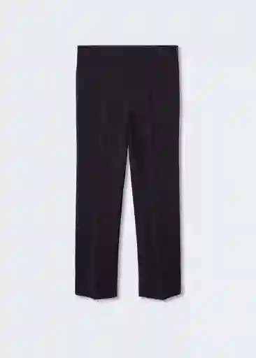 Pantalón Atenas Negro Talla XS Mujer Mango