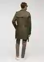 Abrigo Parka Tango Khaki Talla XL Hombre Mango