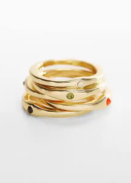 Anillo Gabi Oro Talla L Mujer Mango