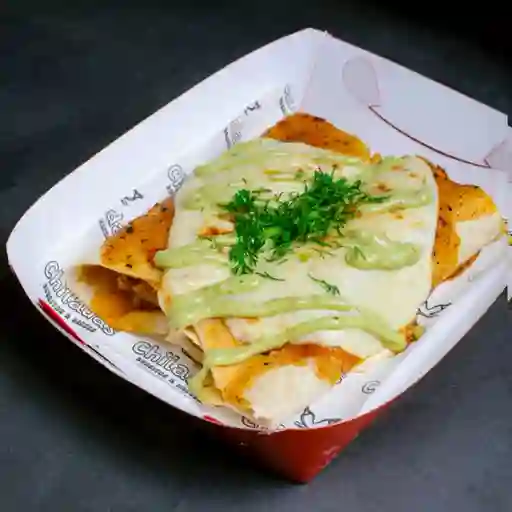 Enchiladas chili con carne