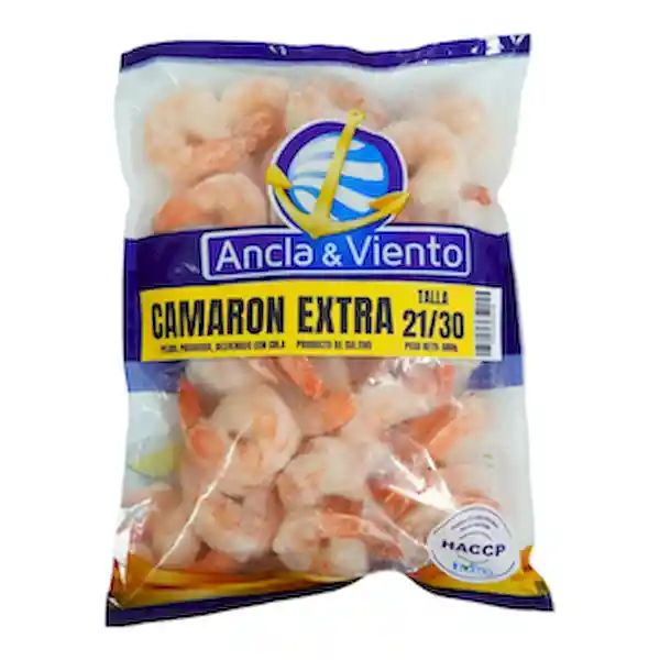 Ancla y Viento Camarón Extra 21/30