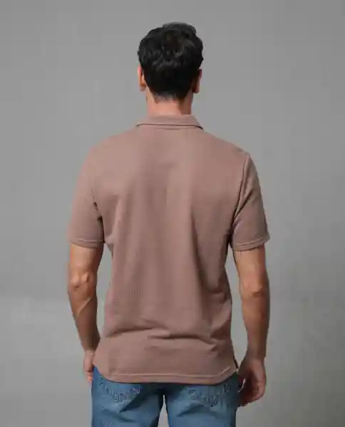 Camiseta Polo Hombre Café Talla M 193G020_CAF181314 Rifle