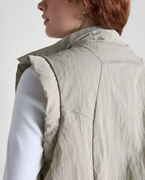 Chaleco Mujer Caqui Talla M 699G004_CAQ150513 Americanino